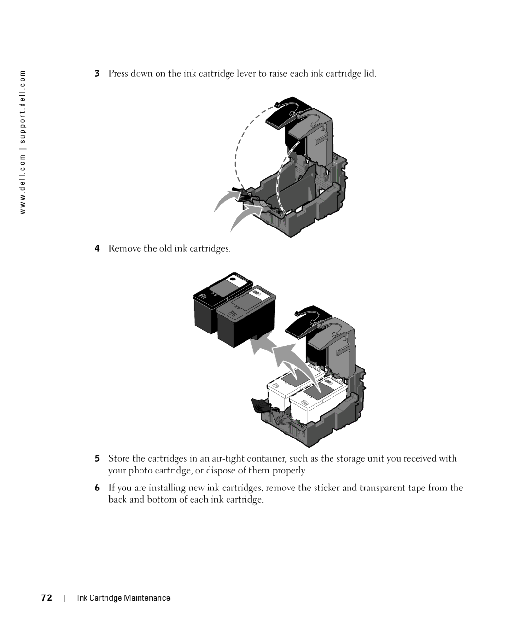 Dell 944 owner manual Ink Cartridge Maintenance 