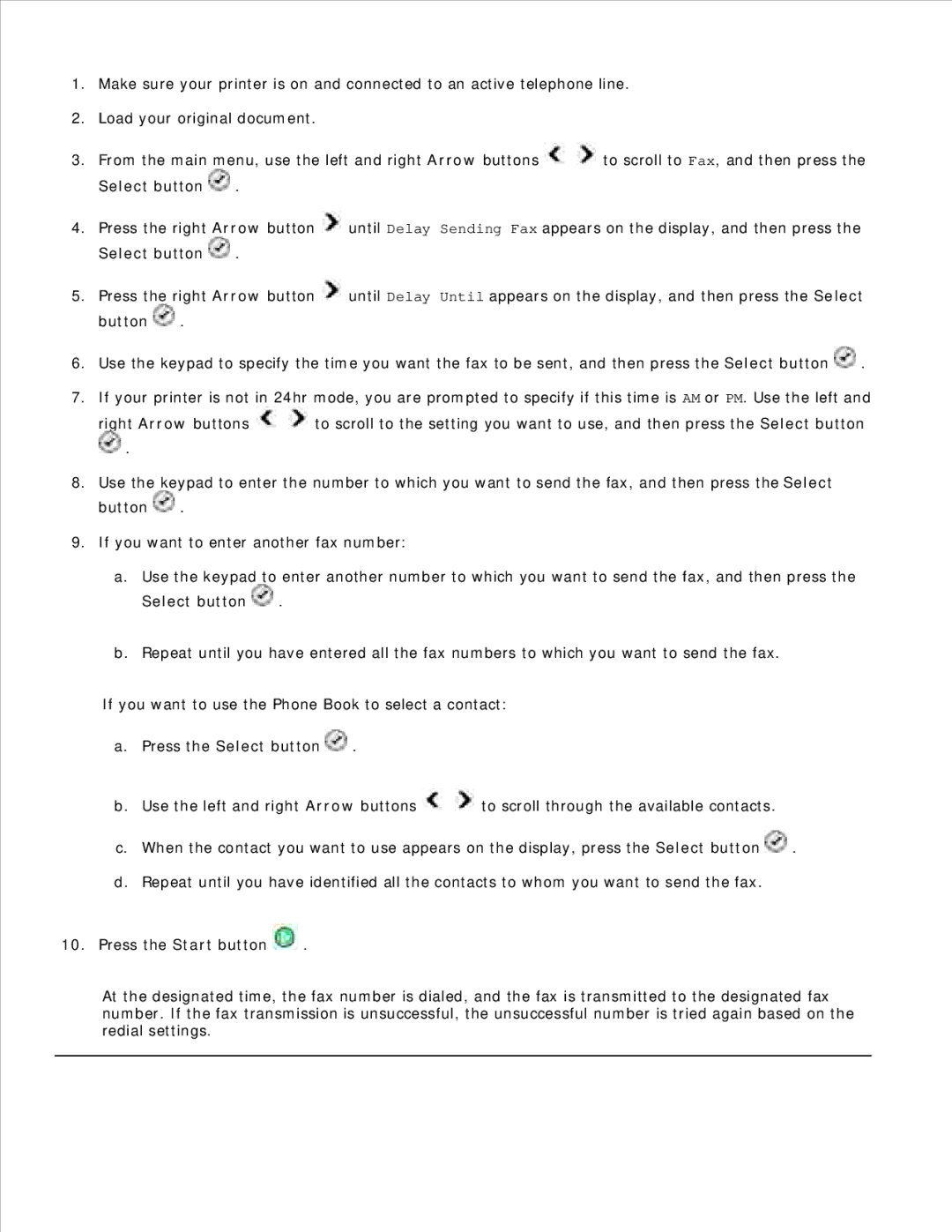 Dell 946 owner manual If you want to enter another fax number 