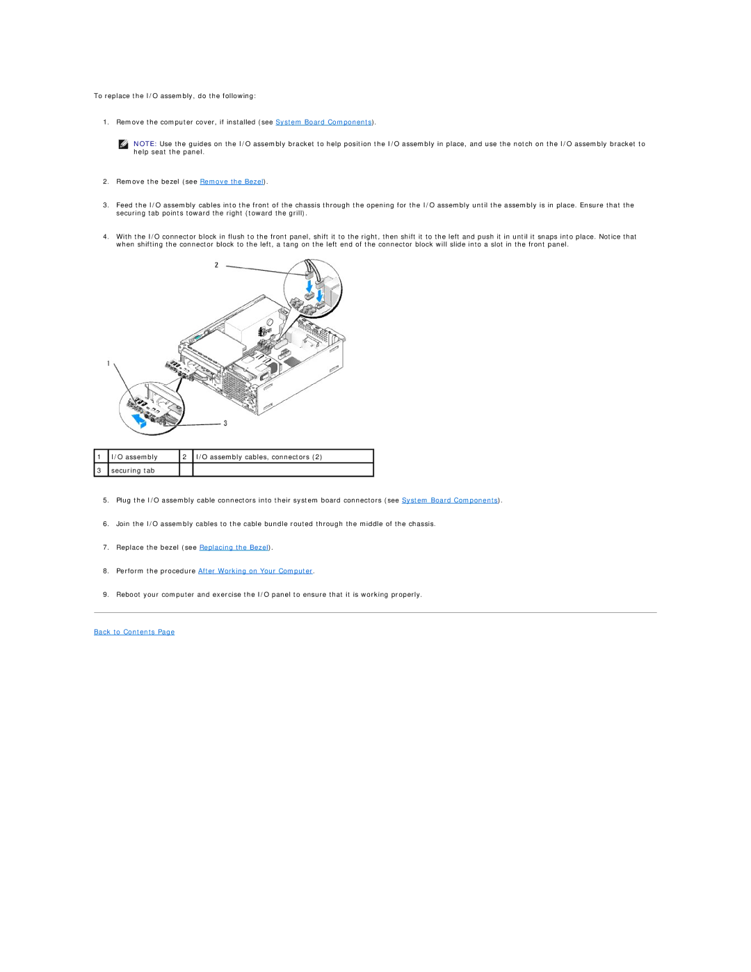 Dell 960 manual Perform the procedure After Working on Your Computer 