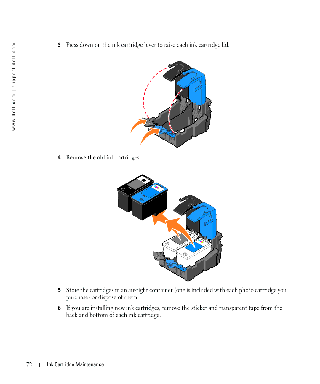 Dell 962 owner manual Ink Cartridge Maintenance 