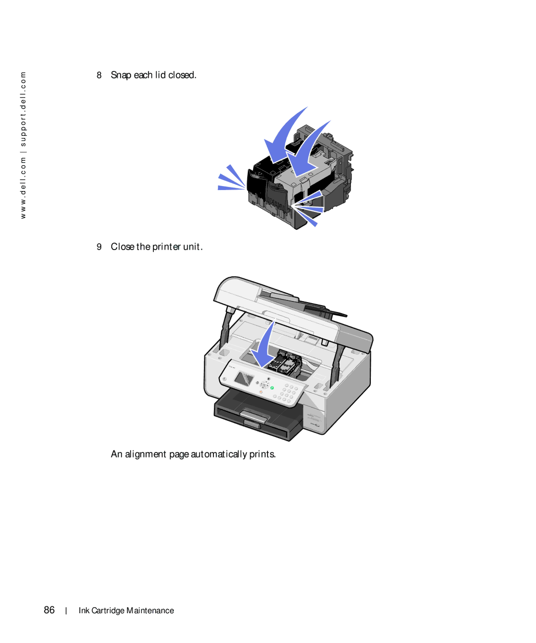 Dell 964 owner manual Ink Cartridge Maintenance 