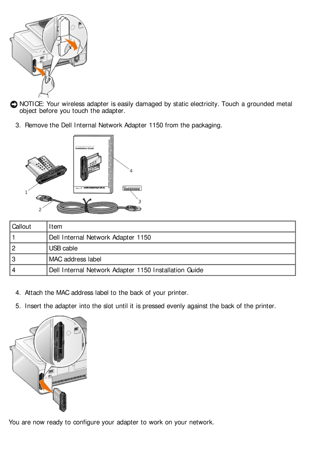 Dell 968 specifications 