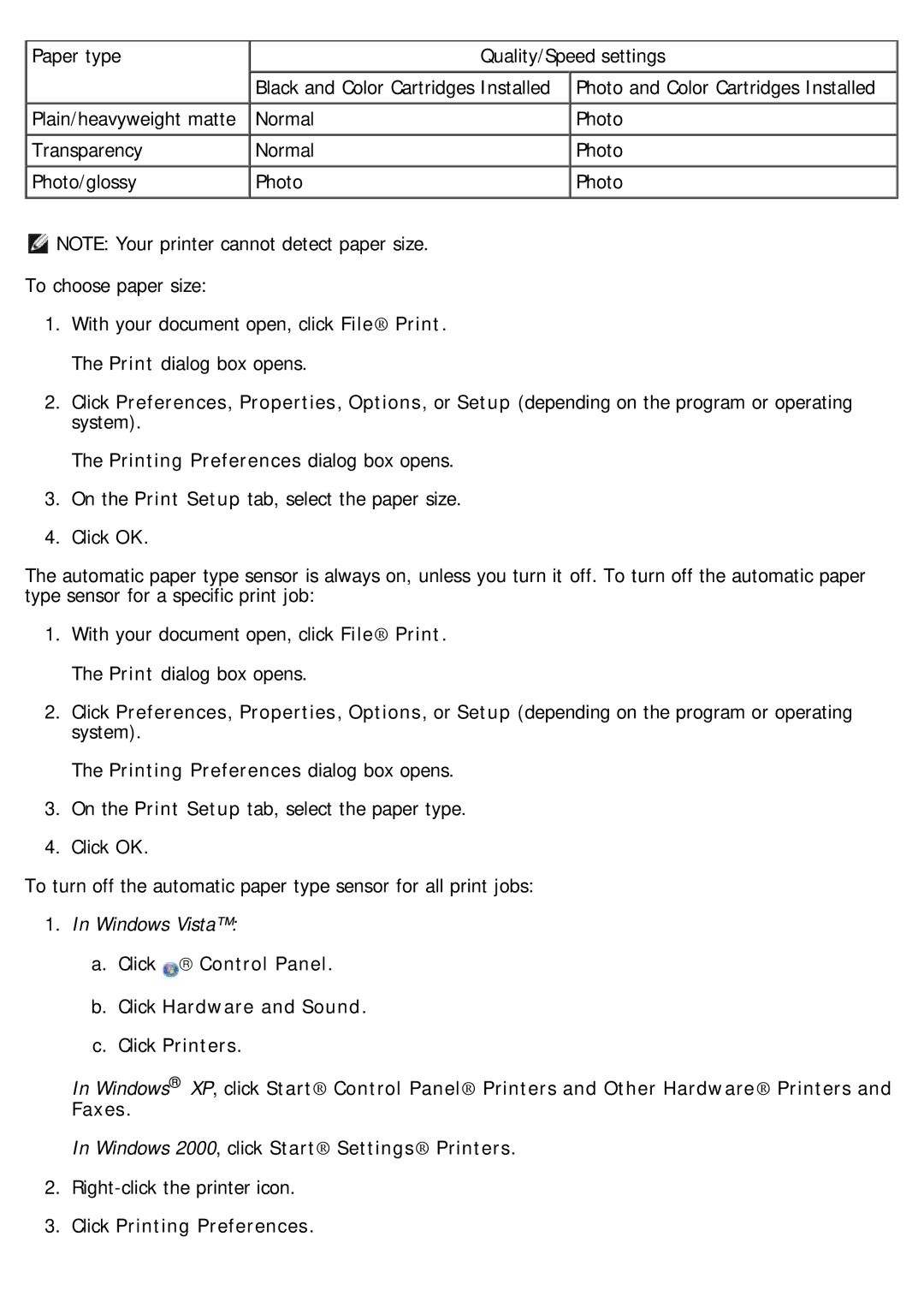 Dell 968 specifications Right-click the printer icon 