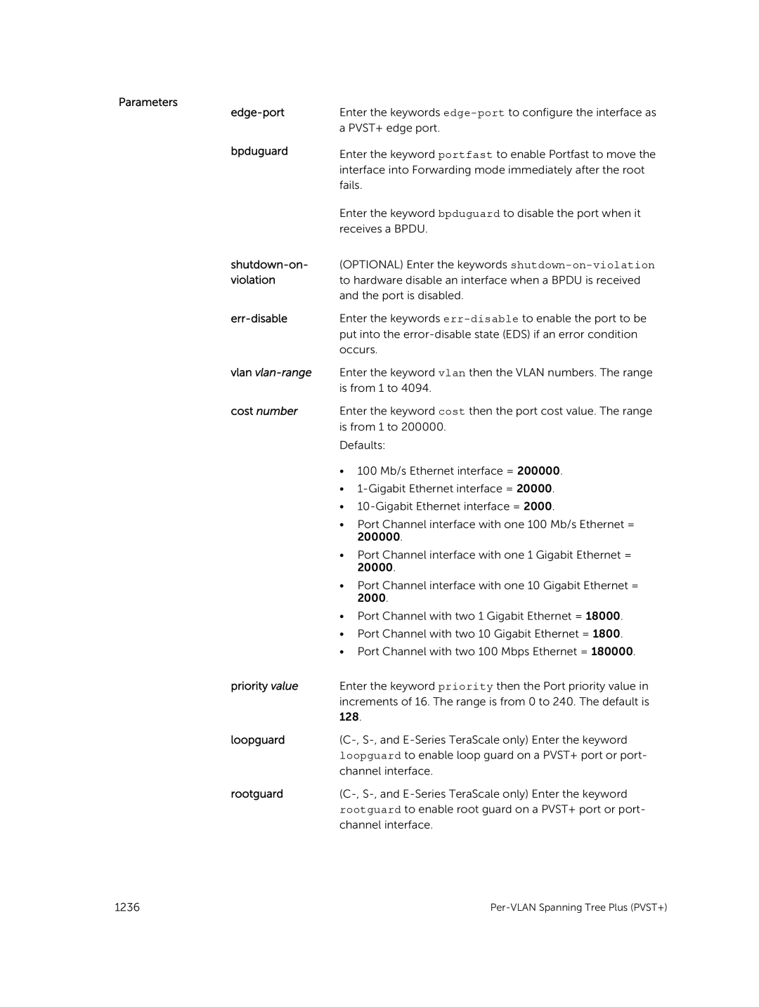 Dell 9.7(0.0) manual Cost number 