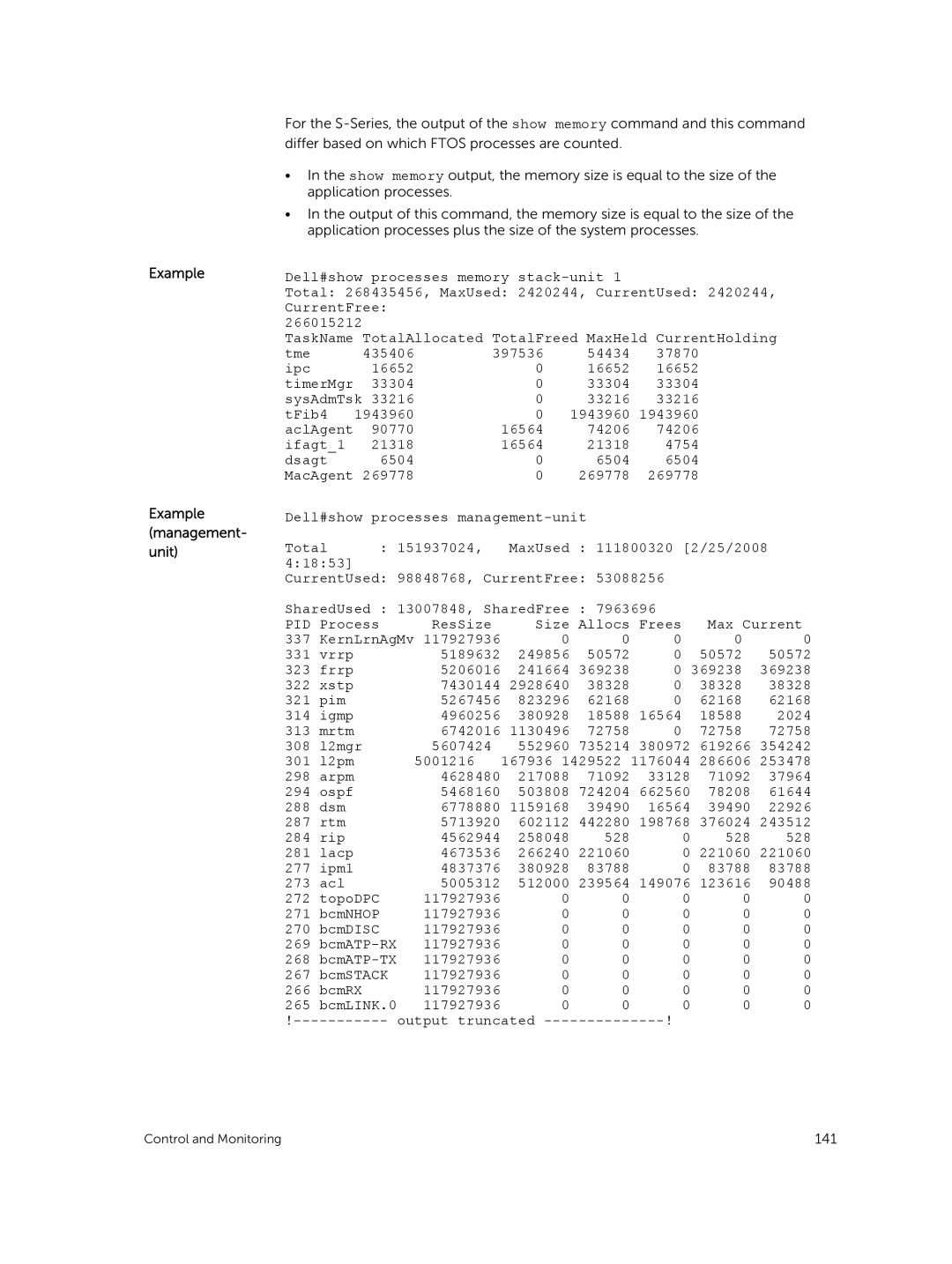 Dell 9.7(0.0) manual Example Example management- unit 