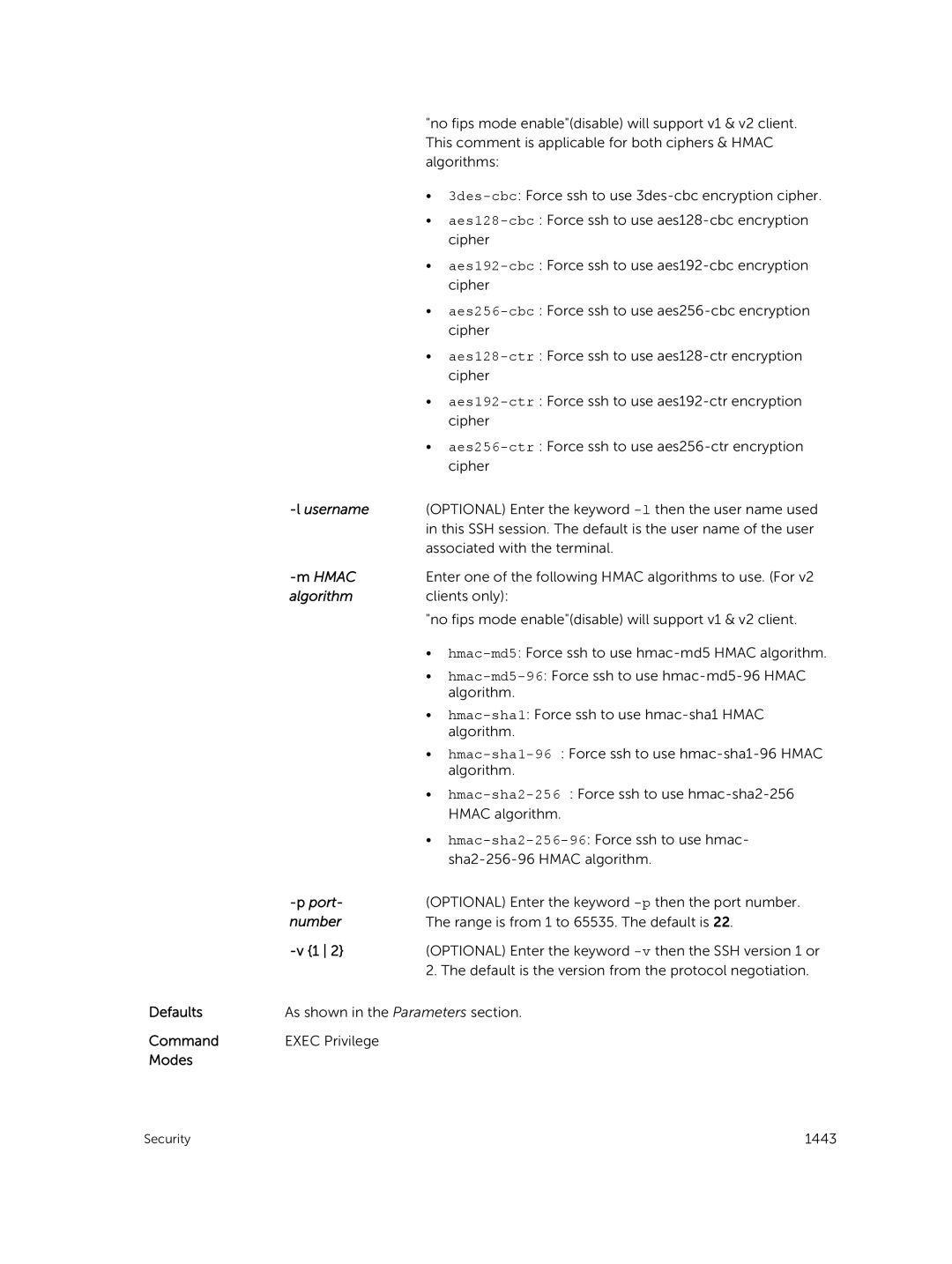 Dell 9.7(0.0) manual Mhmac, Pport 