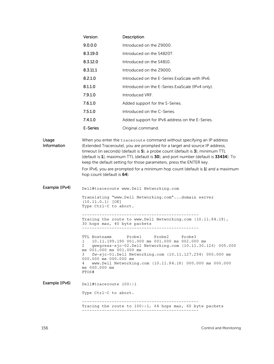 Dell 9.7(0.0) manual Control and Monitoring 