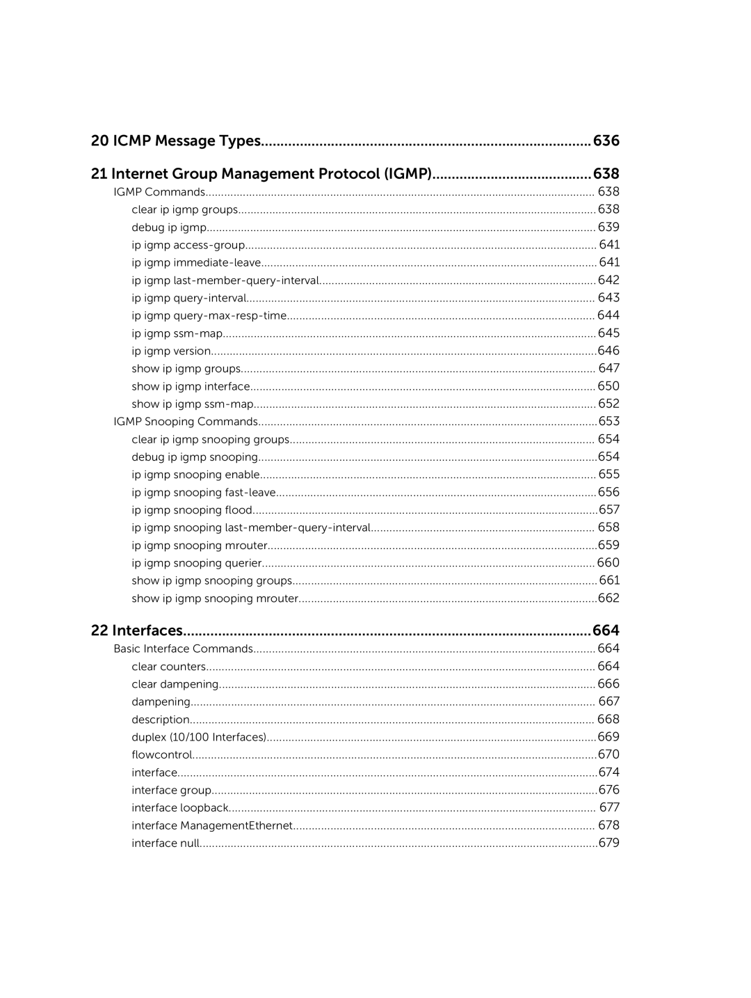 Dell 9.7(0.0) manual Interfaces 664 