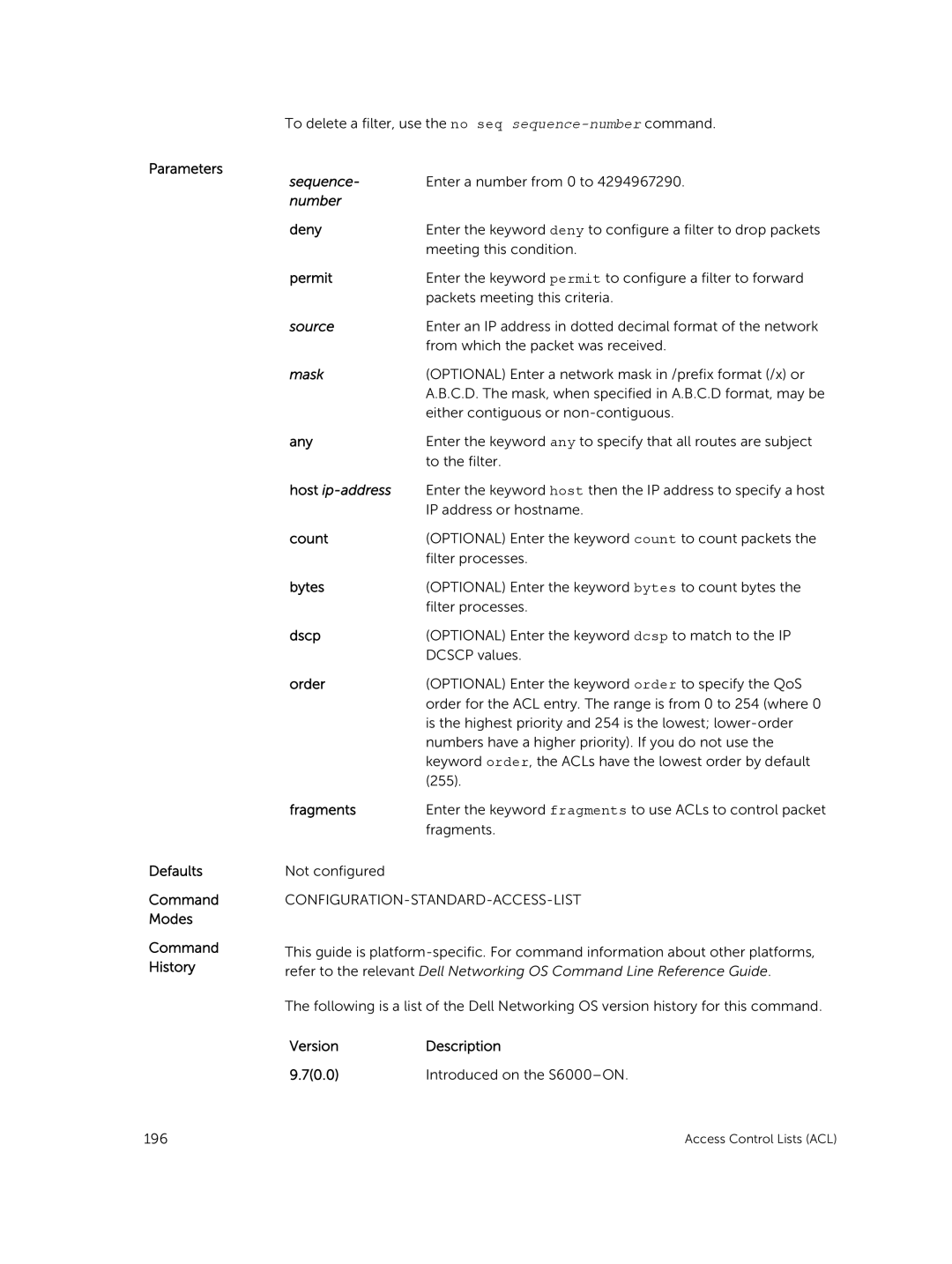 Dell 9.7(0.0) manual Sequence 