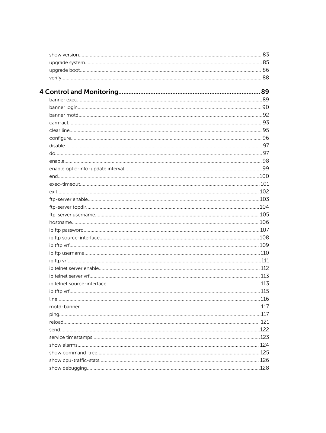 Dell 9.7(0.0) manual Control and Monitoring 