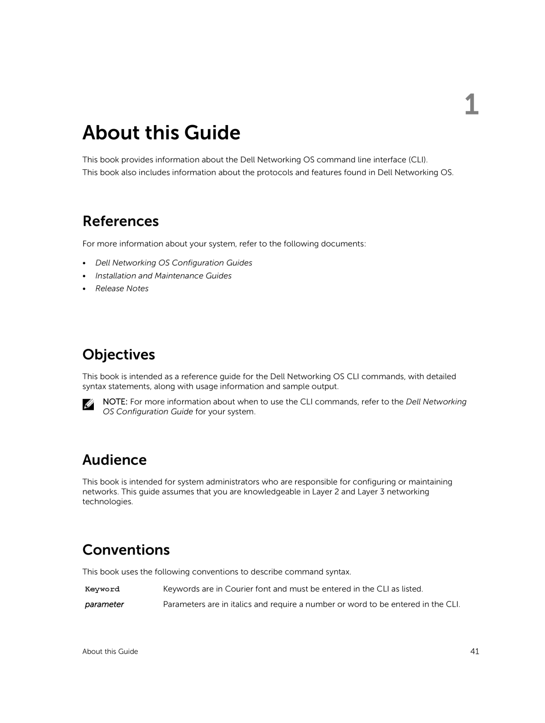 Dell 9.7(0.0) manual About this Guide, References, Objectives, Audience, Conventions 