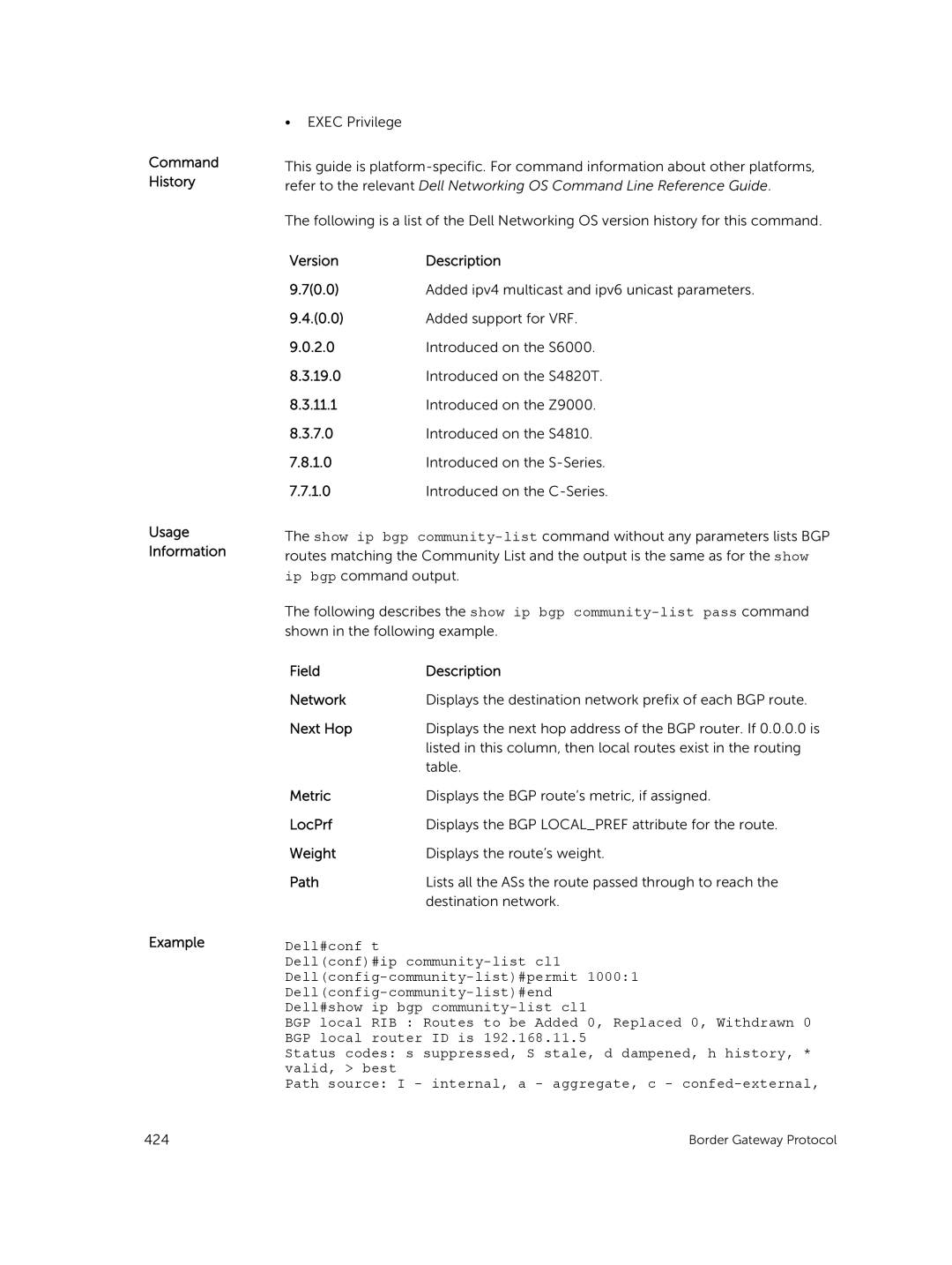 Dell 9.7(0.0) manual 424 