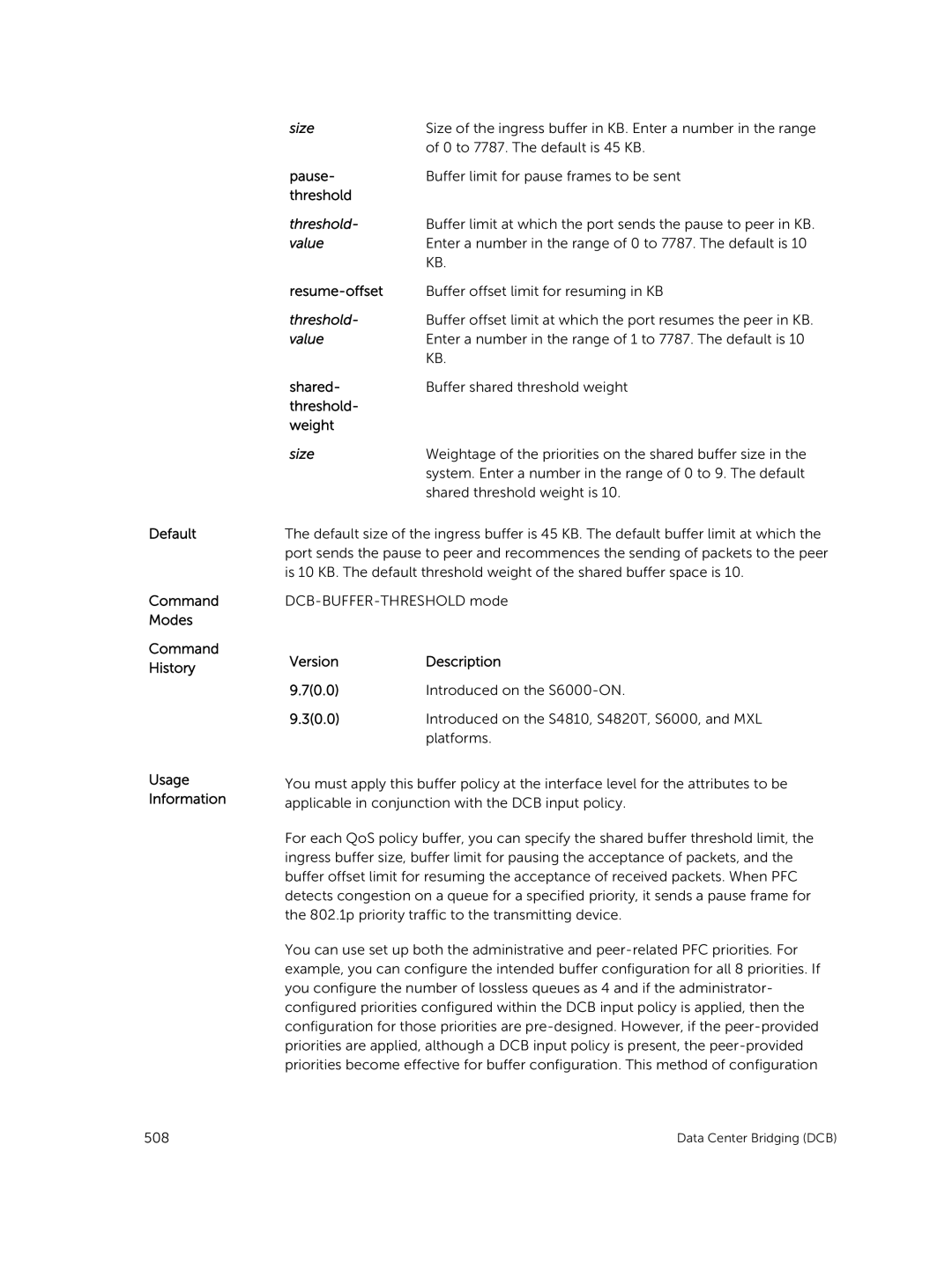 Dell 9.7(0.0) manual Size 