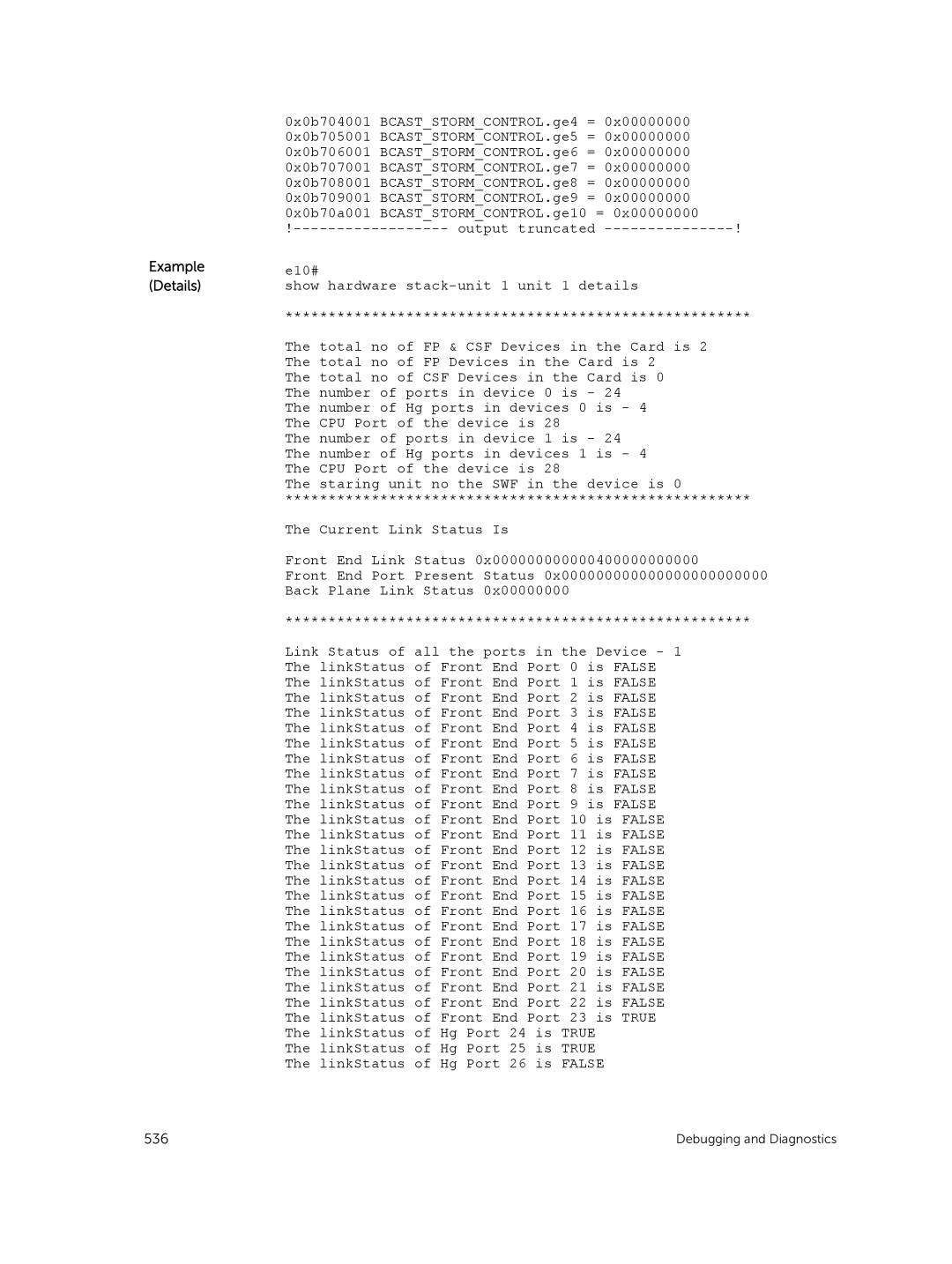 Dell 9.7(0.0) manual Example Details 