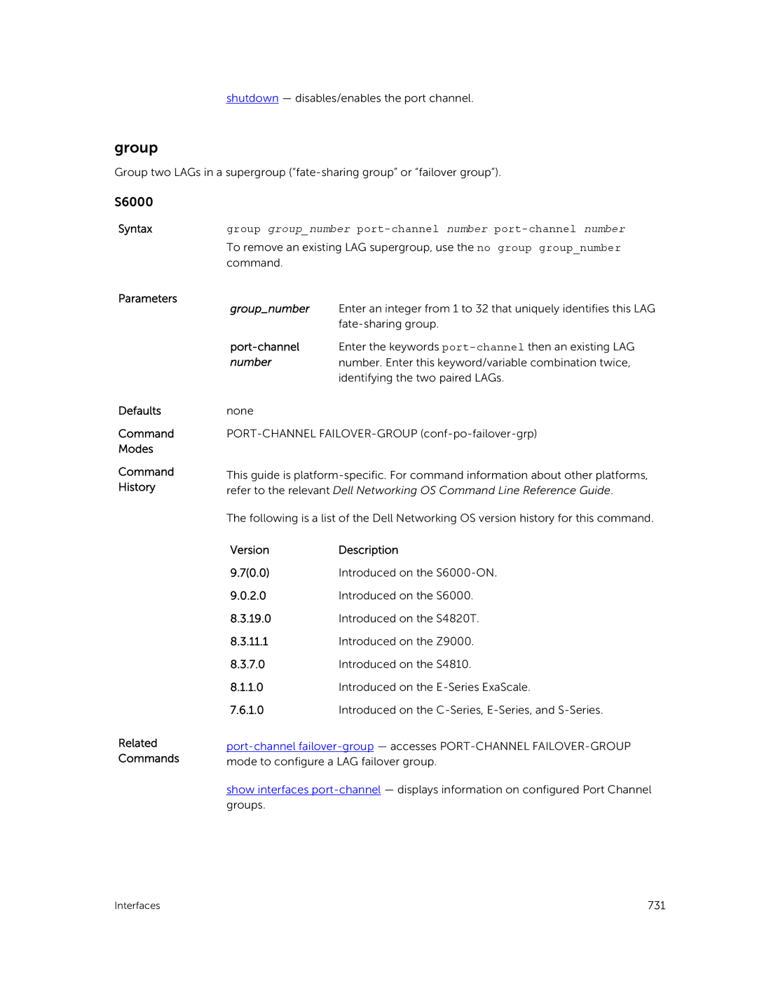 Dell 9.7(0.0) manual Group 