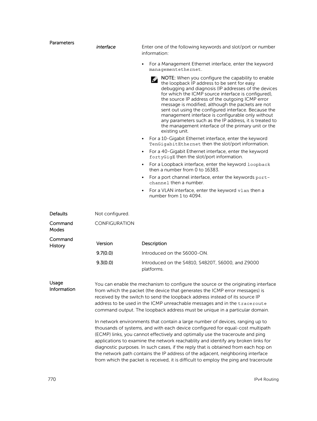 Dell 9.7(0.0) manual Managementethernet 