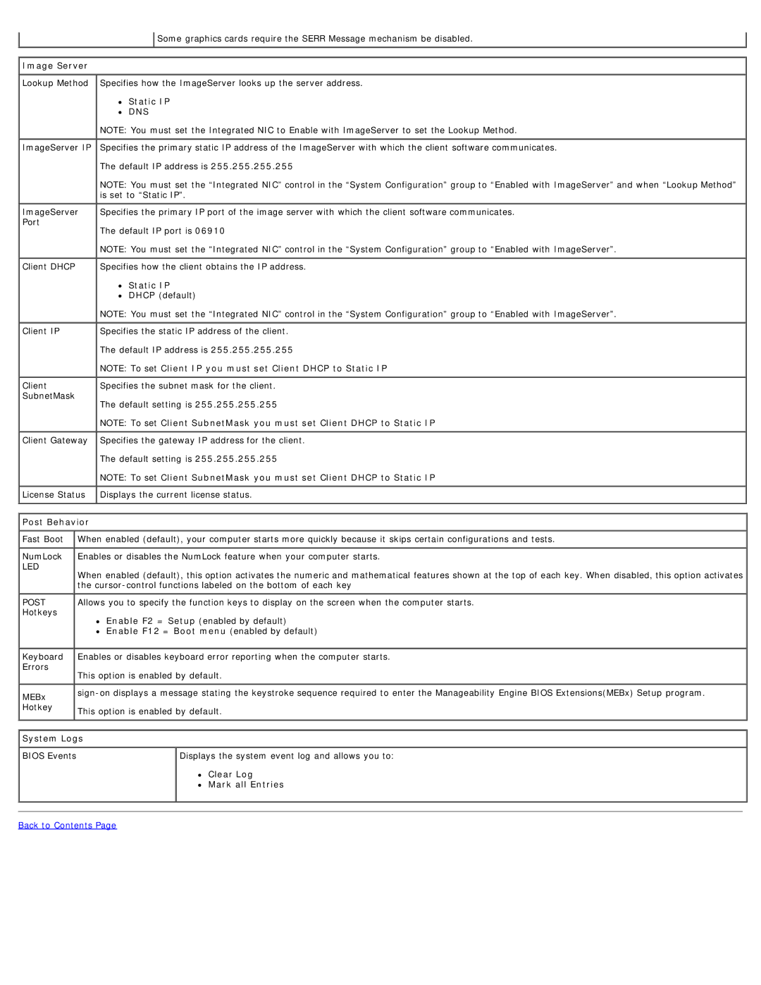 Dell 980 service manual Dns 