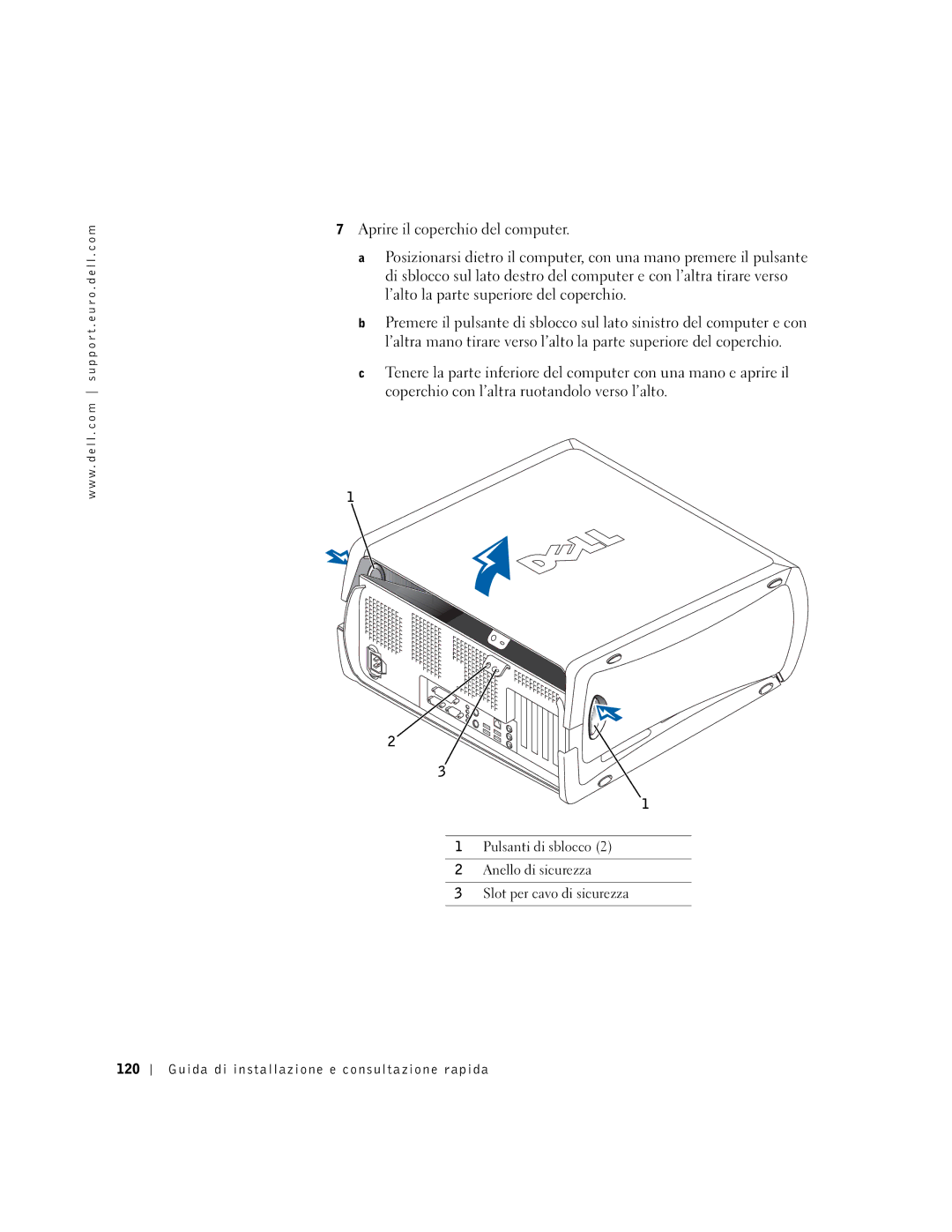 Dell 9T217 manual Guida di installazione e consultazione rapida 