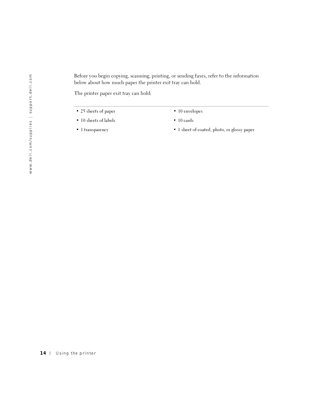 Dell A920 owner manual Using the printer 