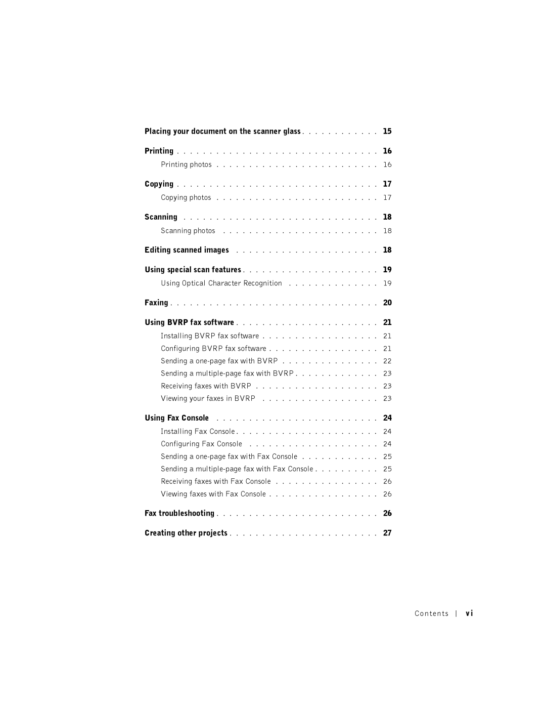 Dell A920 owner manual Using Optical Character Recognition 