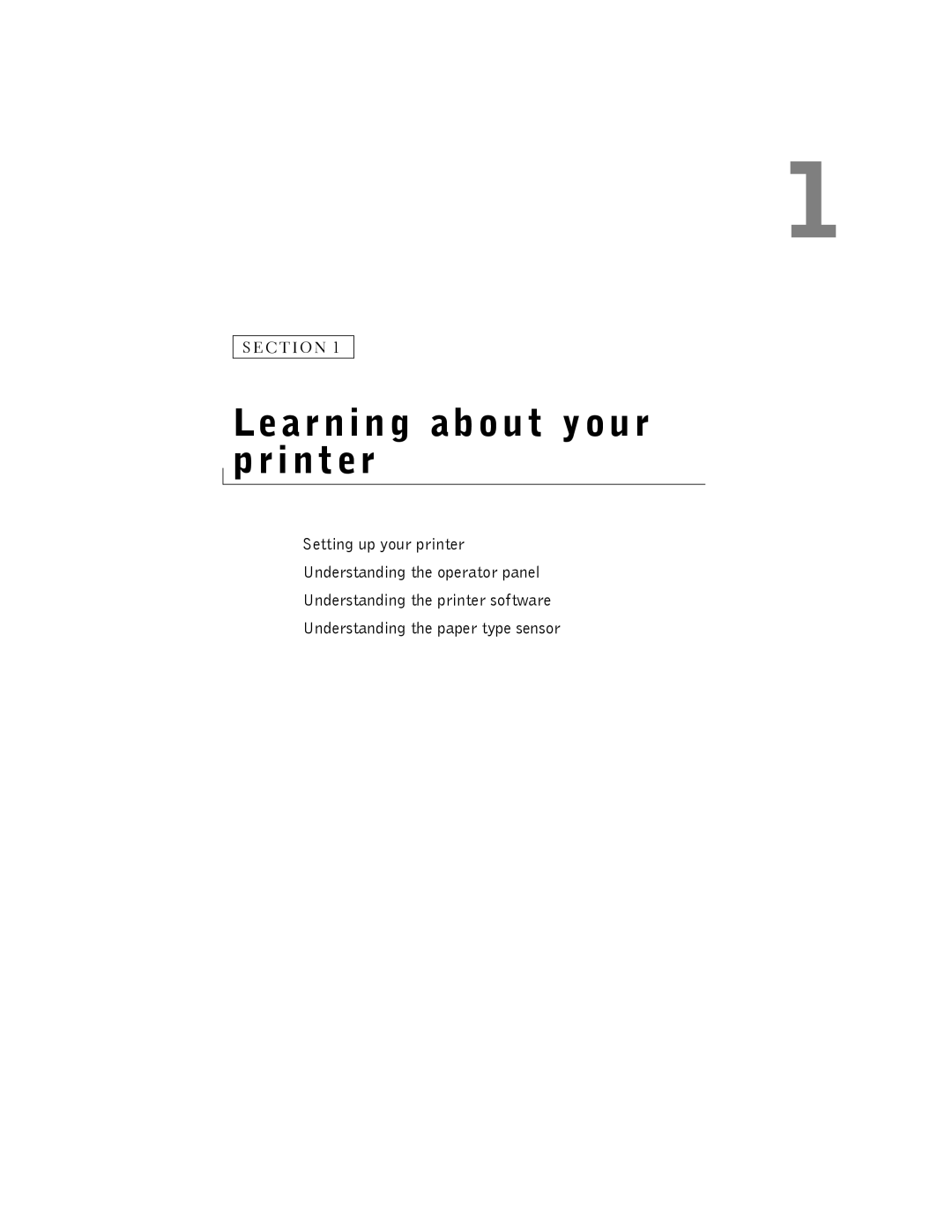 Dell A940 manual Learning about your printer 