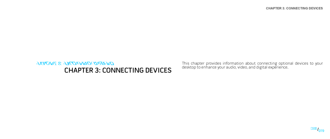 Dell Area-51 ALX manual Connecting Devices 