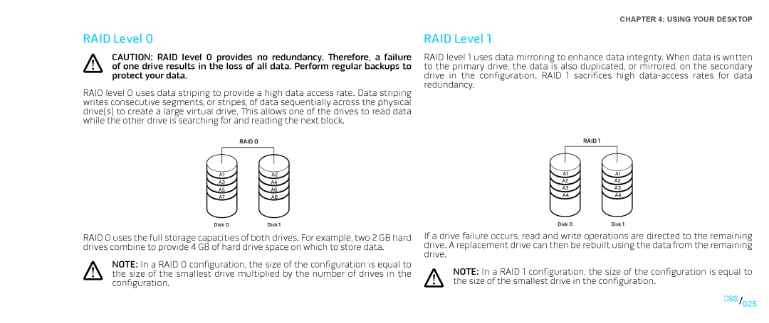 Dell Area-51 ALX manual RAID Level 