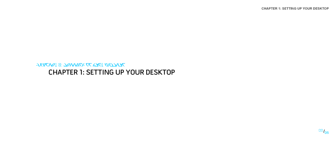 Dell Area-51 ALX manual Setting UP Your Desktop 