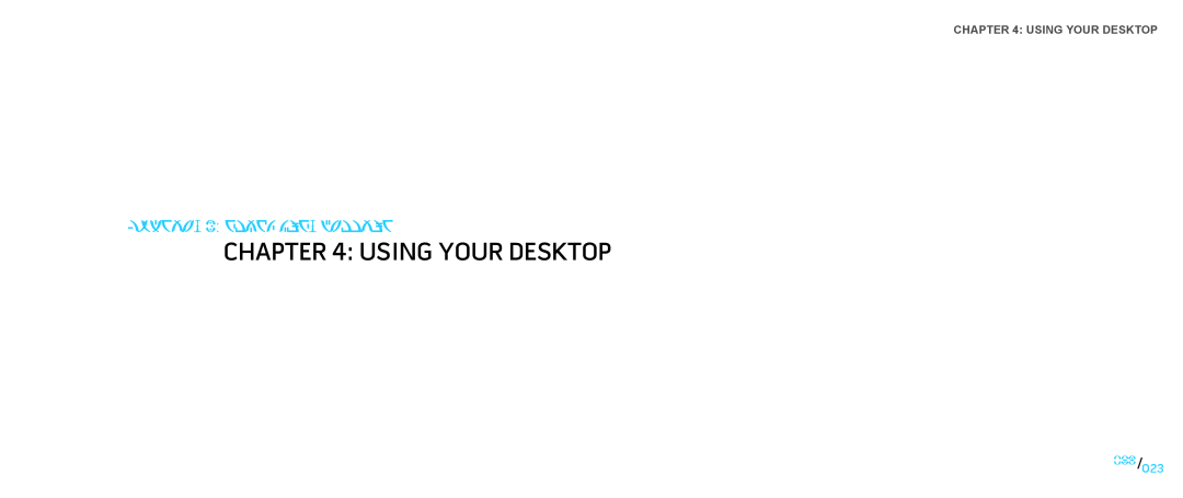 Dell Area-51 ALX manual Using Your Desktop, 023 /023 