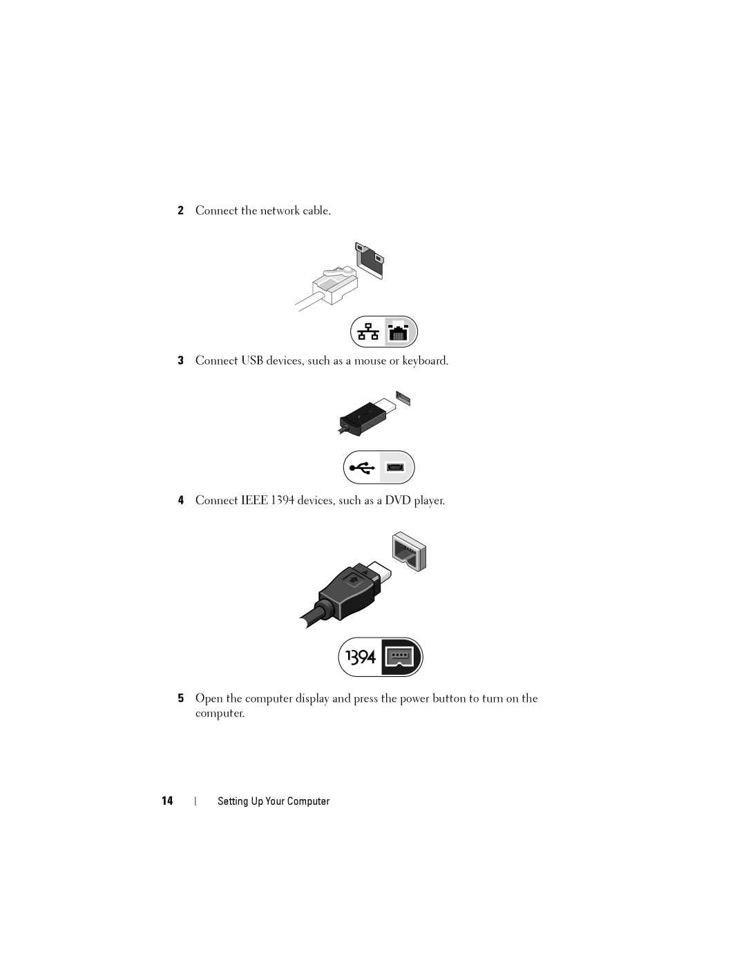 Dell PP27L, ATG E6400, NU229 specifications Setting Up Your Computer 