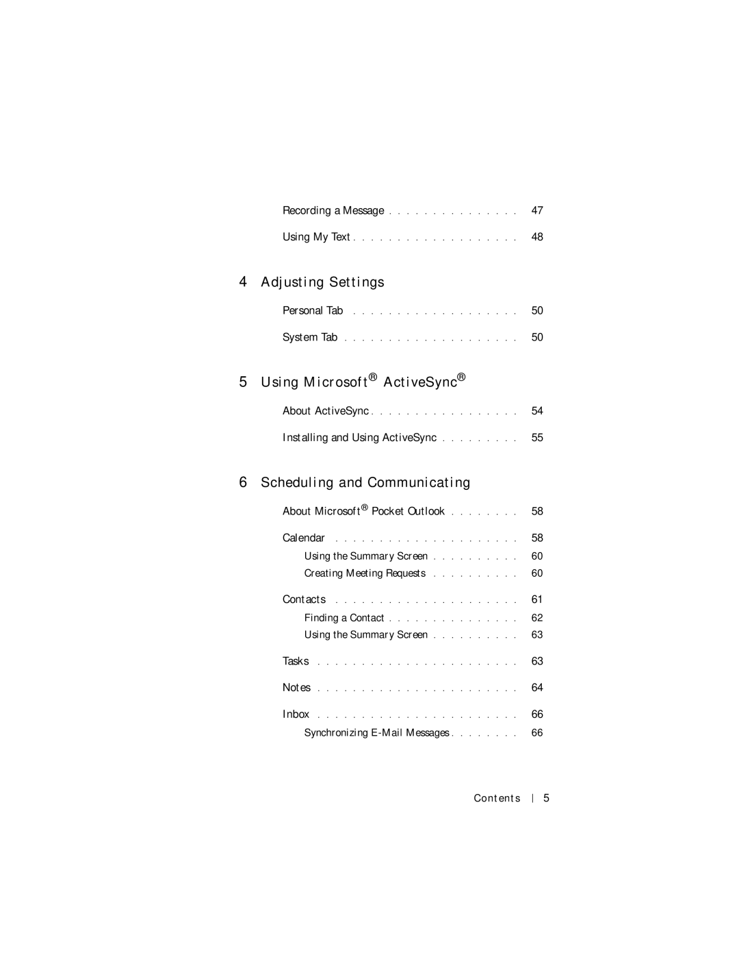 Dell Axim X5 manual System Tab, About Microsoft Pocket Outlook, Using the Summary Screen Creating Meeting Requests 