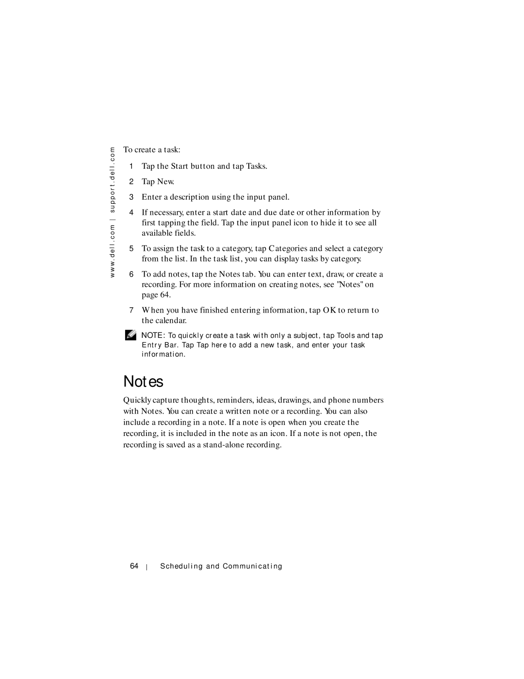 Dell Axim X5 manual Scheduling and Communicating 