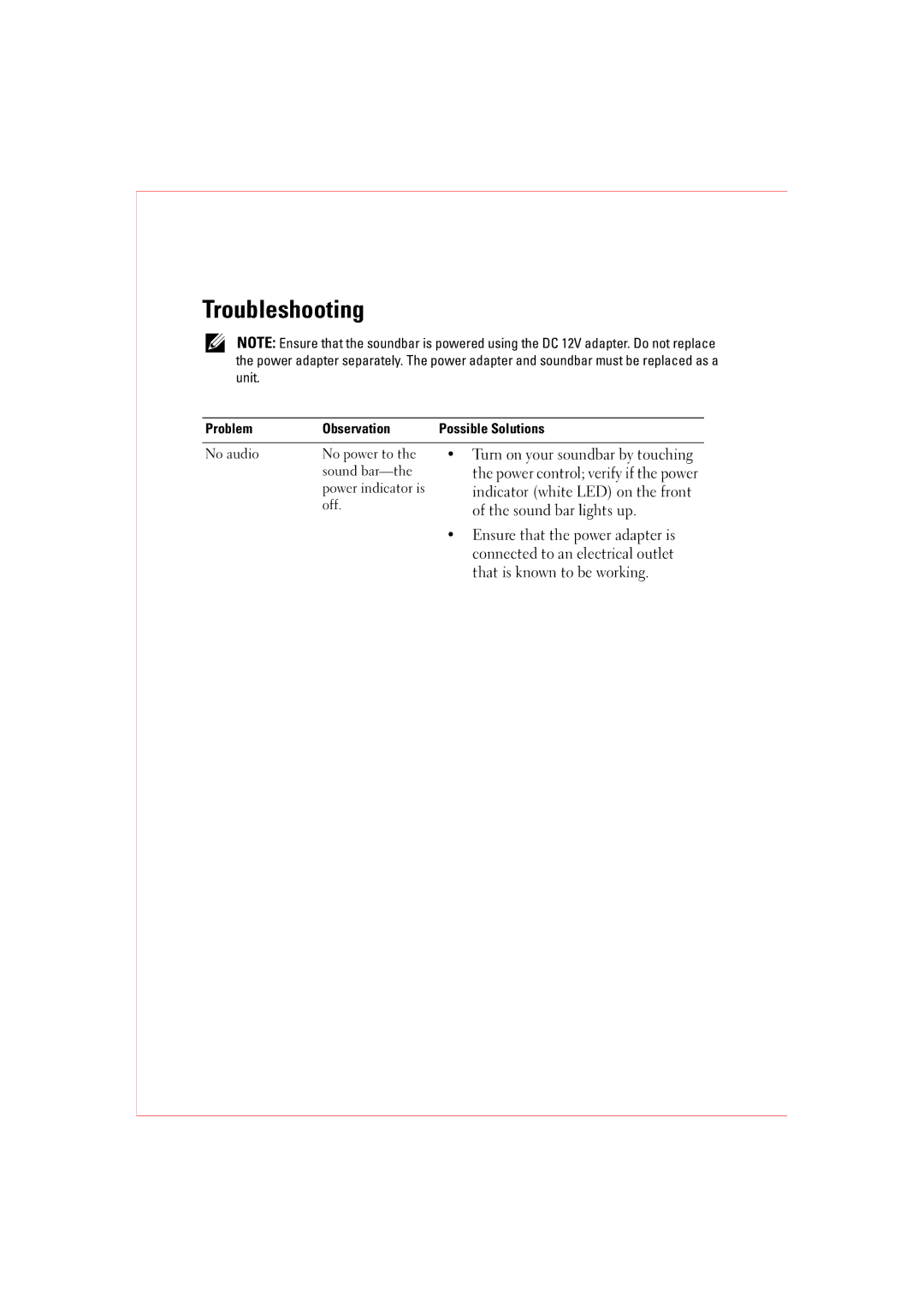 Dell AY511 manual Troubleshooting 