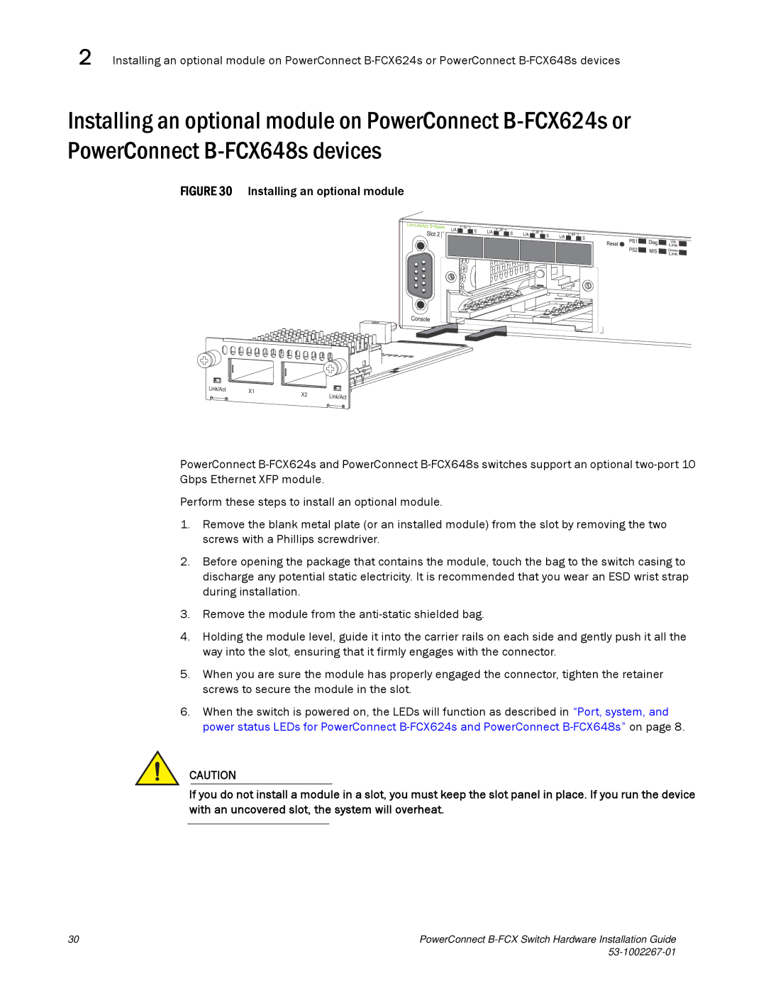 Dell manual PowerConnect B-FCX Switch Hardware Installation Guide 