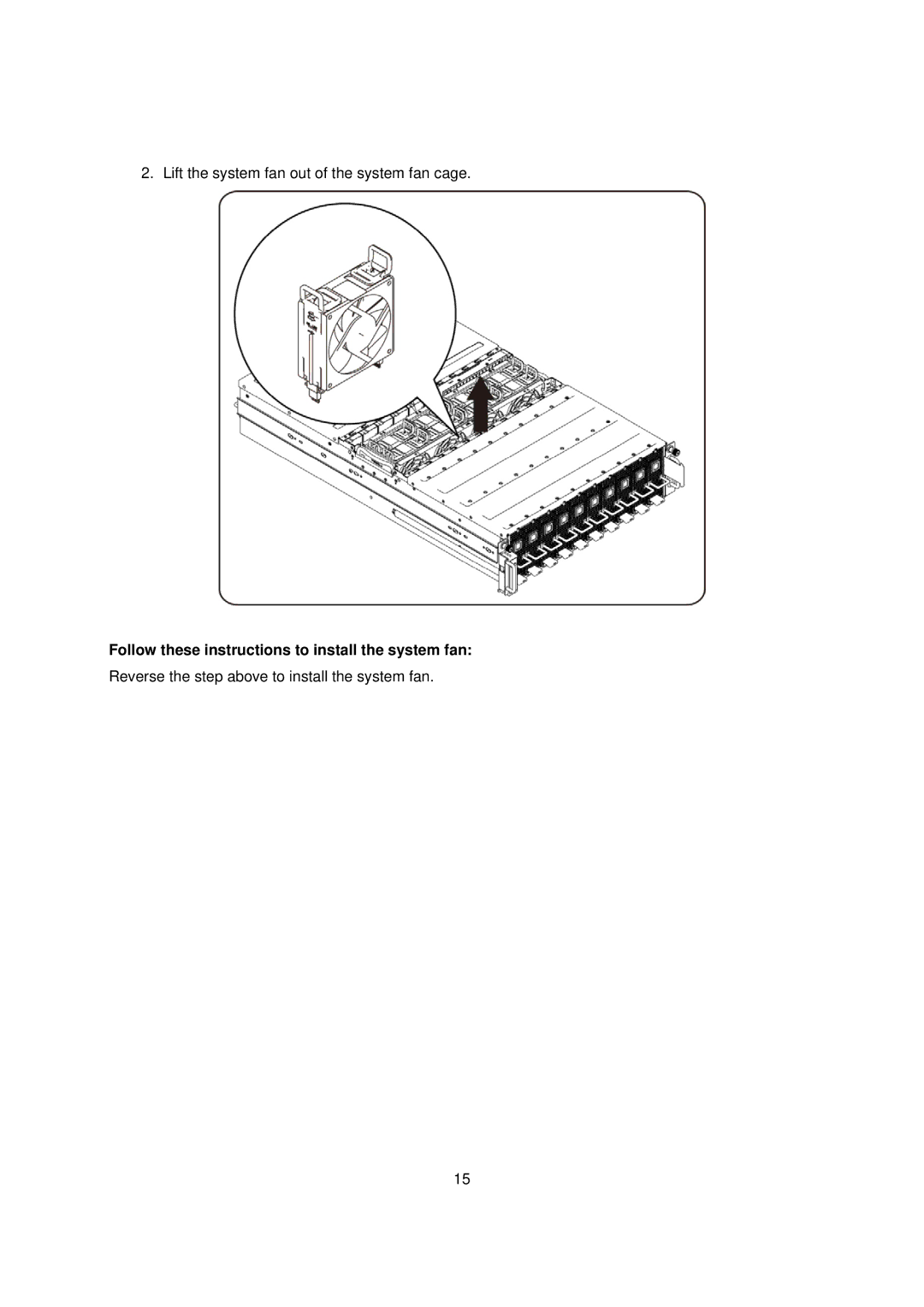 Dell C410x, B02S manual Follow these instructions to install the system fan 