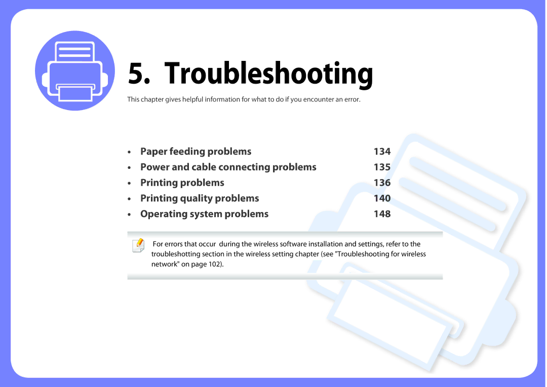 Dell B1160W manual Troubleshooting 