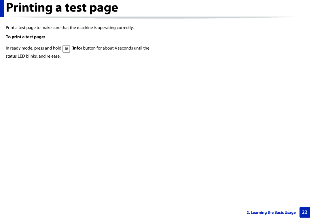 Dell B1260DN manual Printing a test, To print a test 