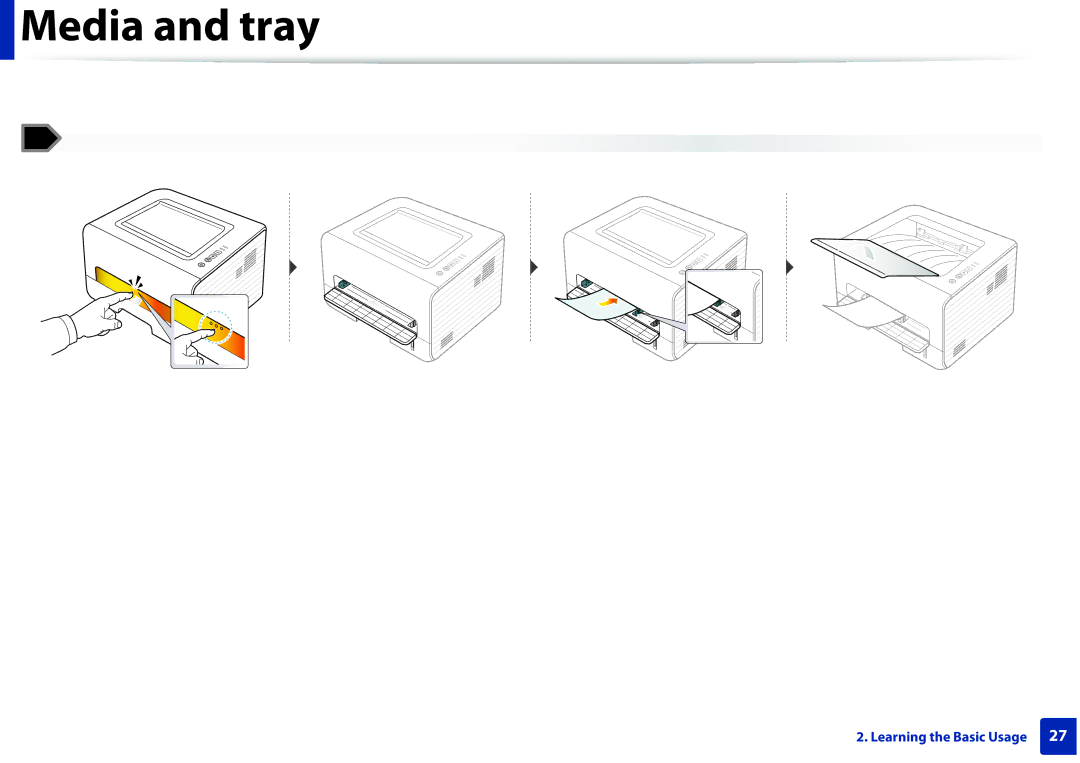 Dell B1260DN manual Media and tray 