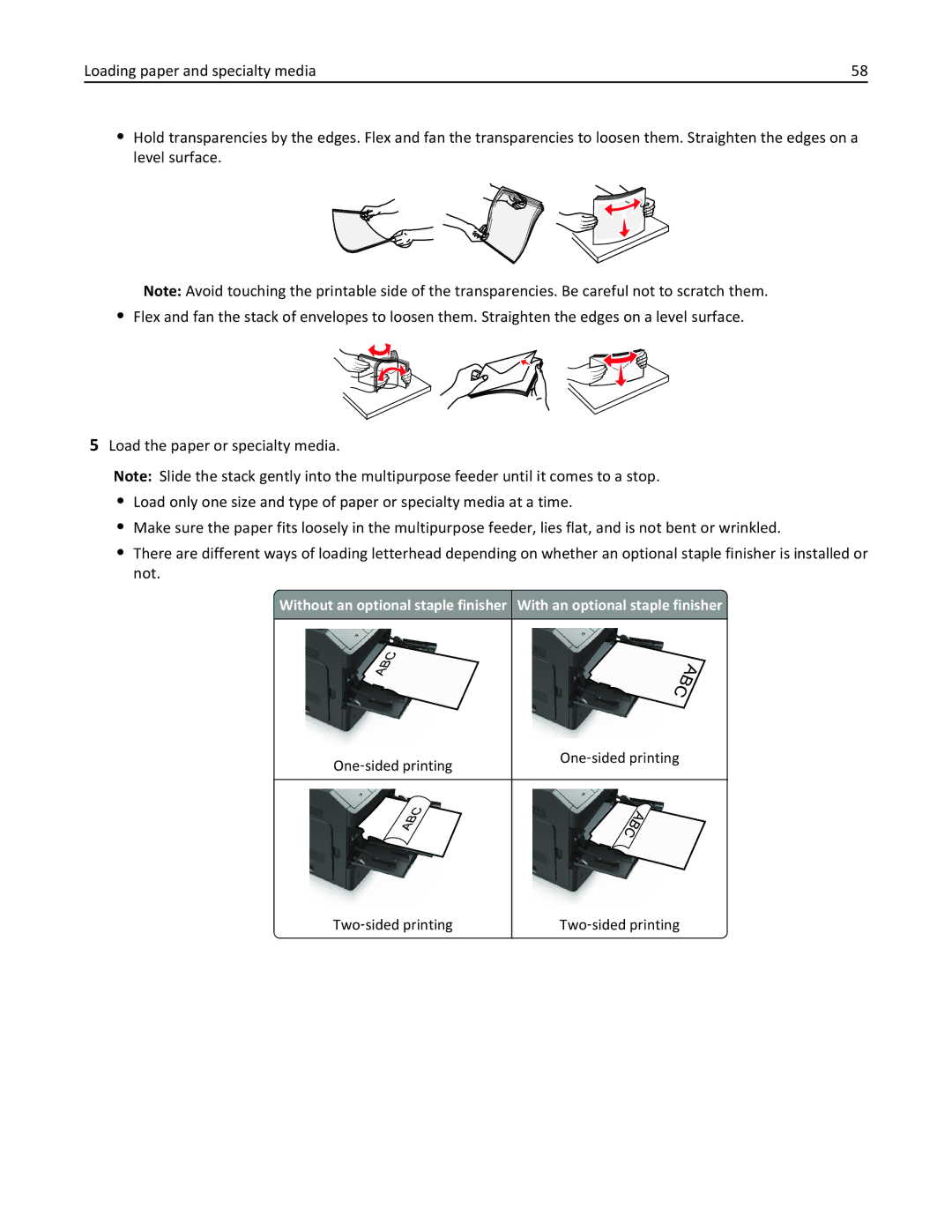 Dell B5460DN manual Two ‑sided printing 