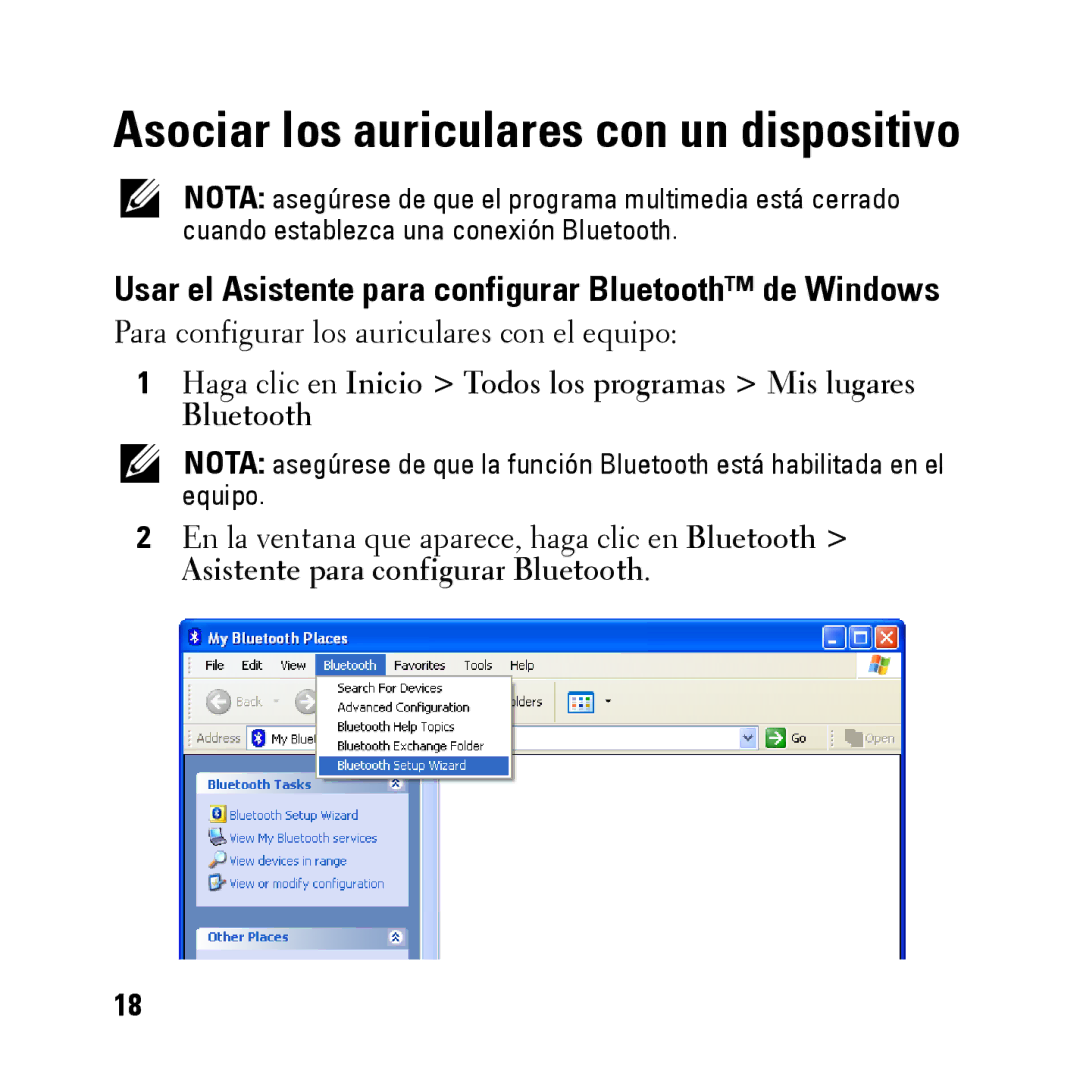 Dell BH200 owner manual Asociar los auriculares con un dispositivo 