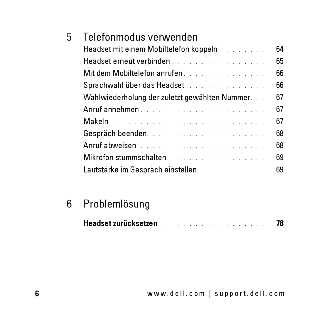 Dell BH200 owner manual Problemlösung 