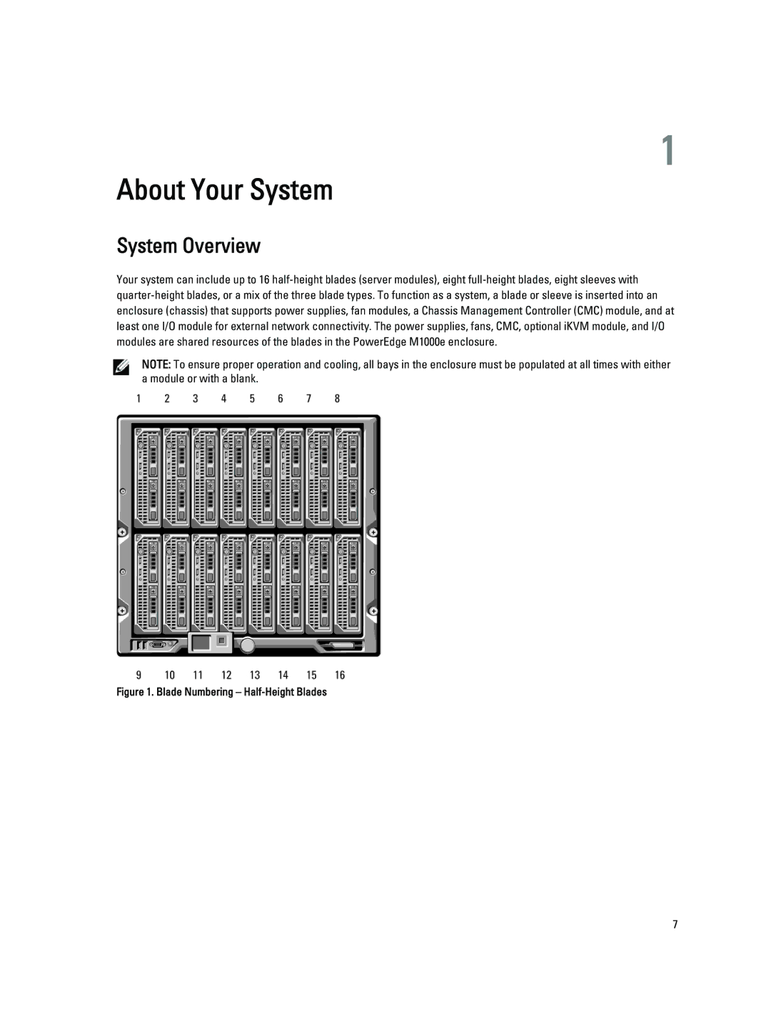 Dell BMX01 owner manual About Your System, System Overview 