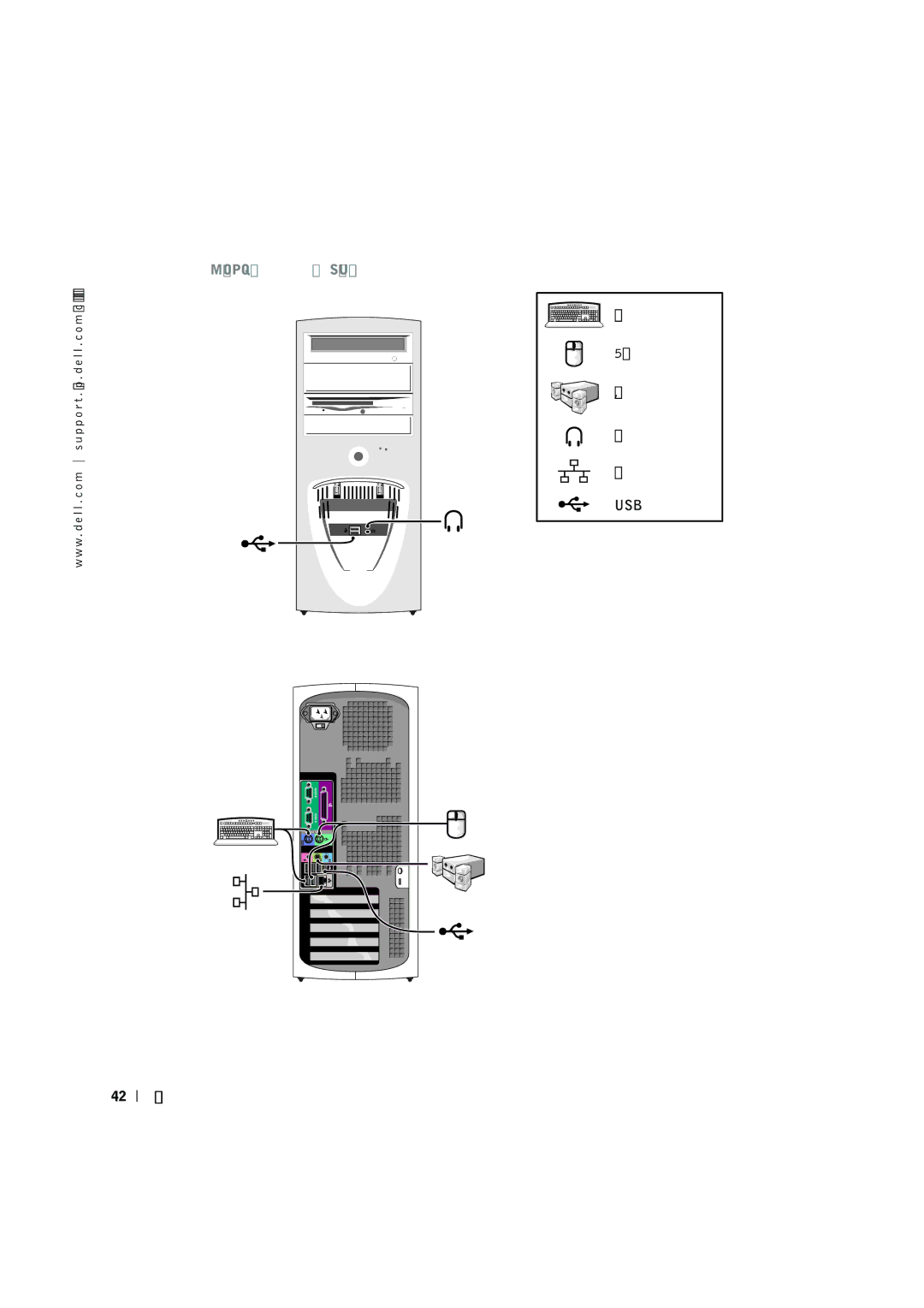 Dell C0931 manual 扬声器 