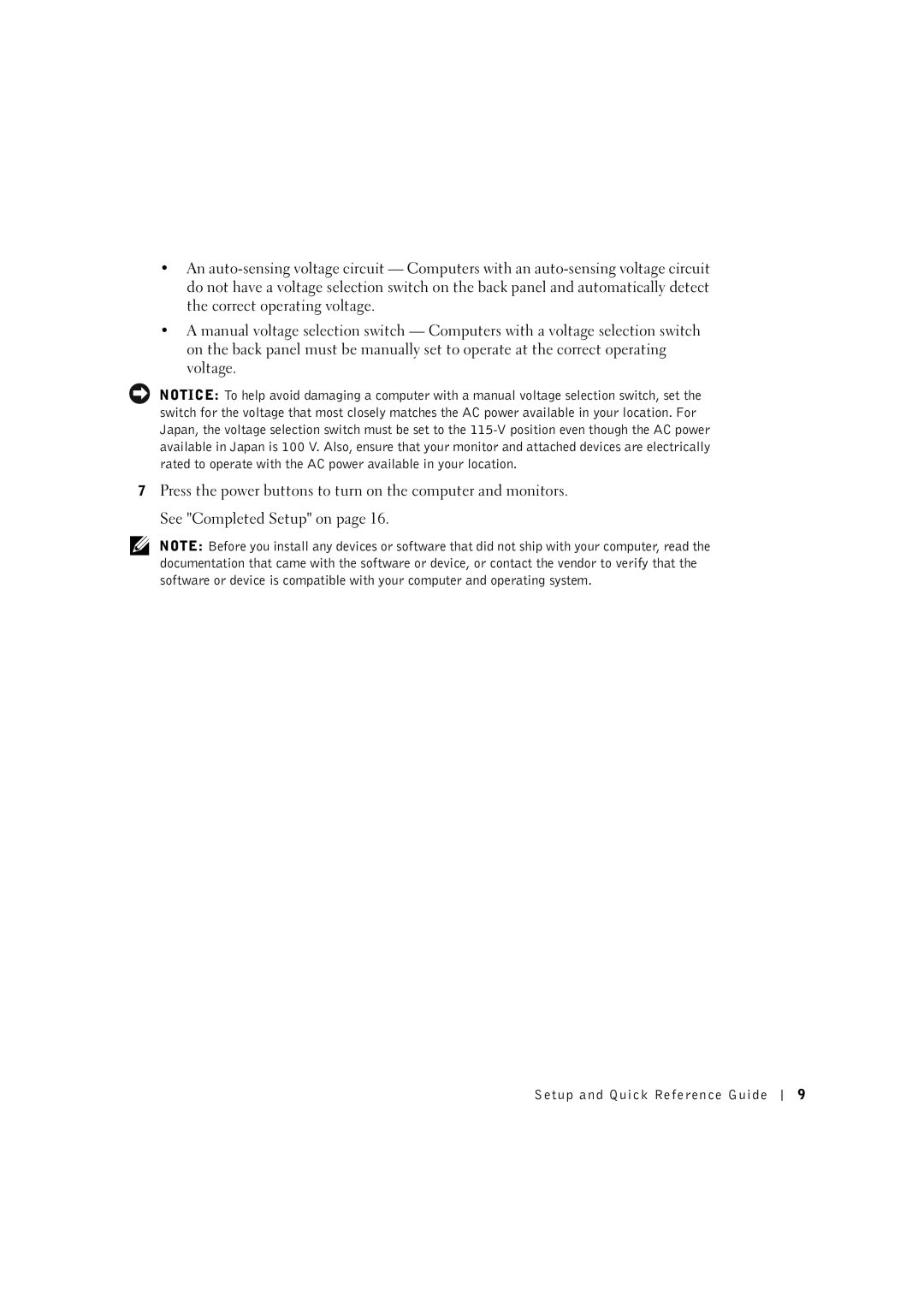 Dell C0931 manual Setup and Quick Reference Guide 