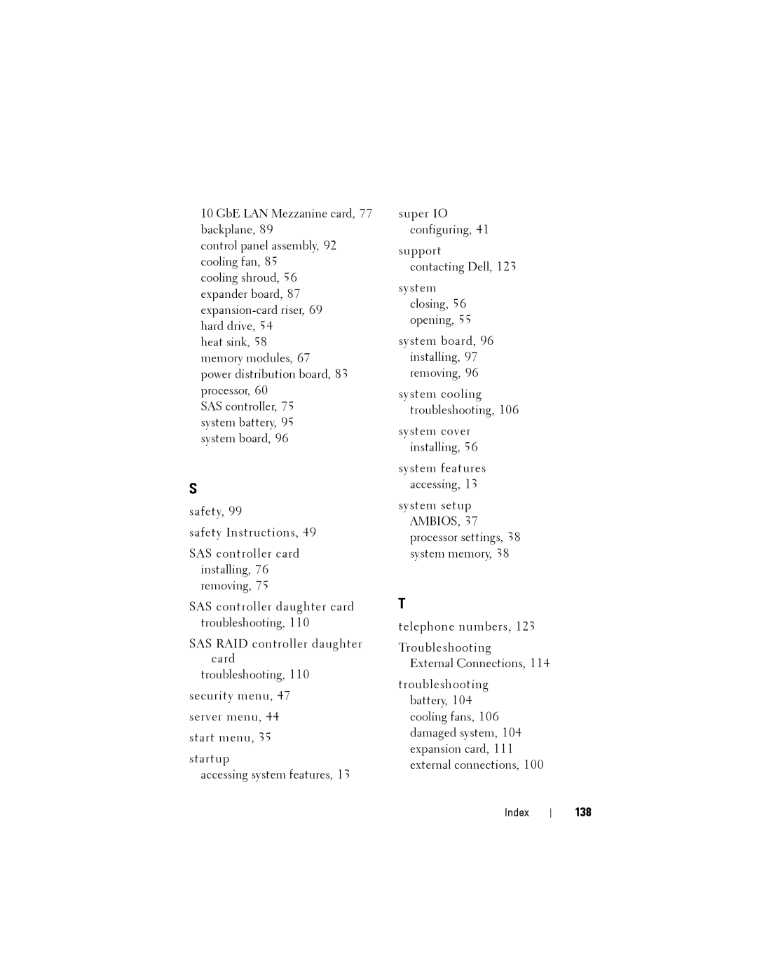 Dell C1100 owner manual 138 