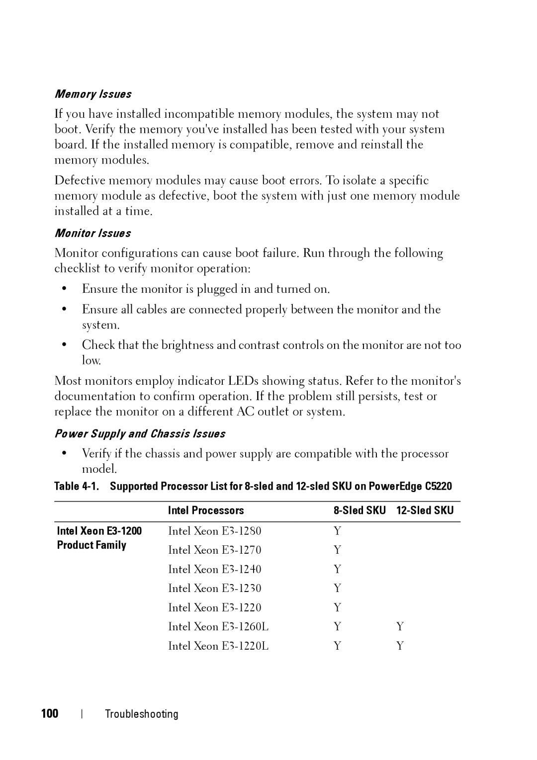 Dell C5220 owner manual 100, Product Family 