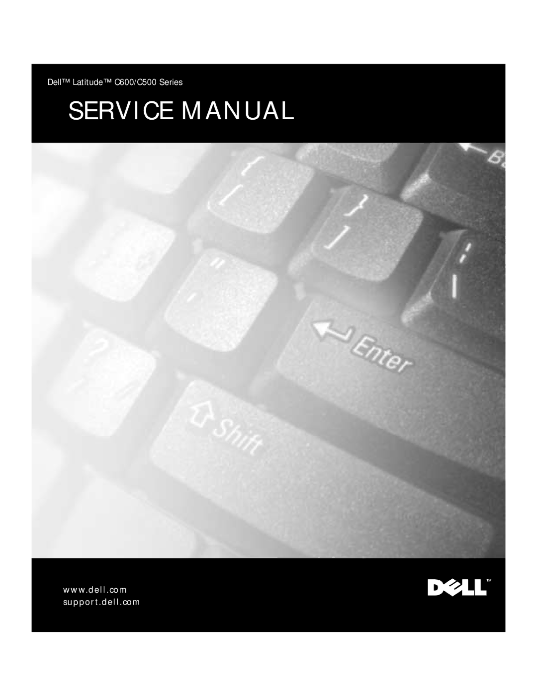 Dell service manual Dell Latitude C600/C500 Series 