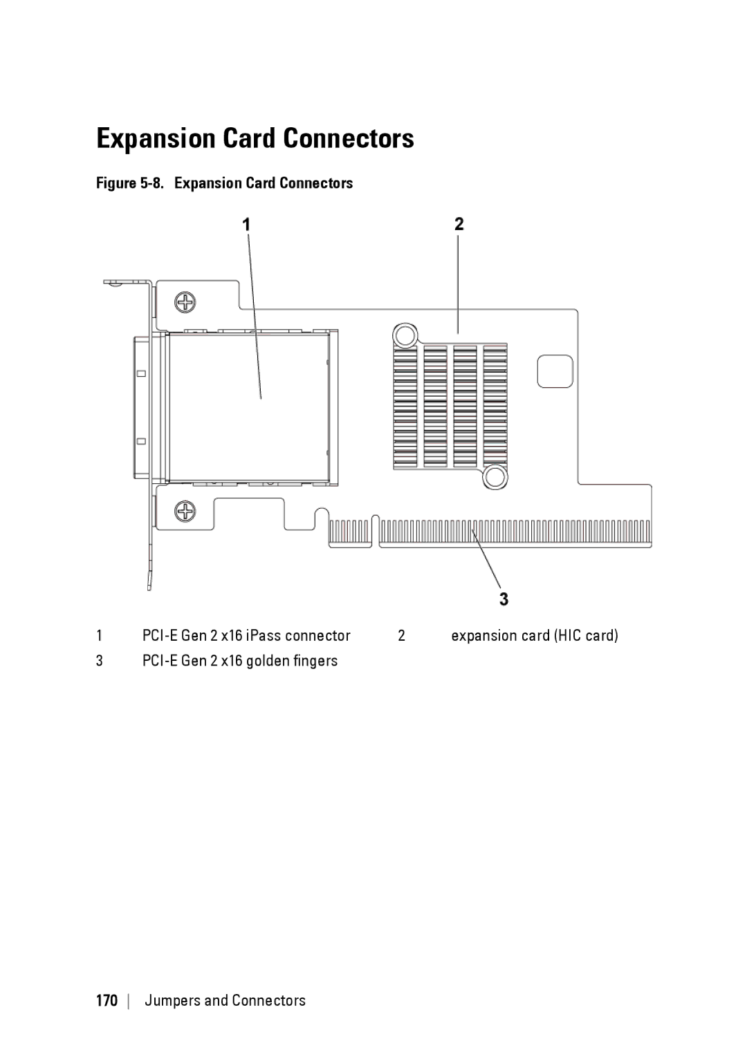 Dell C6145 manual Expansion Card Connectors 