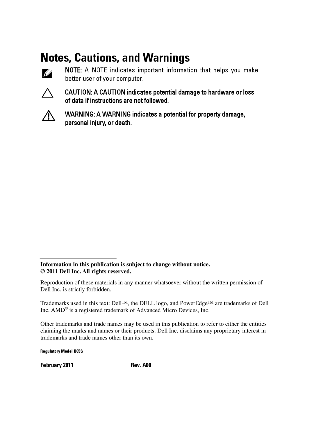 Dell C6145 manual February 