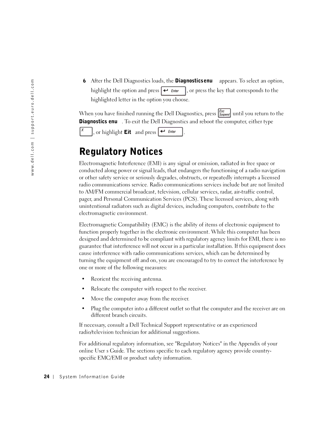 Dell C640, C540 manual Regulatory Notices 